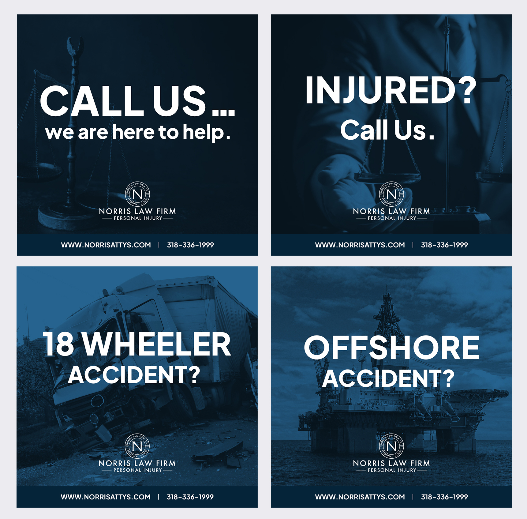 Graphic Design - Law Firm Quotes Social Media Images - Facebook - Instagram - Kreative Koala